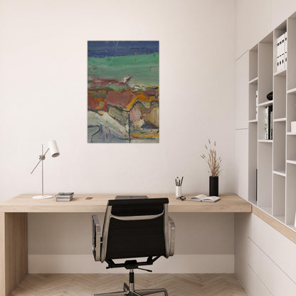 Berkeley - Richard Diebenkorn Brushed Aluminum Print - 70x100 cm / 28x40 inches | Richard Diebenkorn Aluminum Print | Richard Diebenkorn Prints