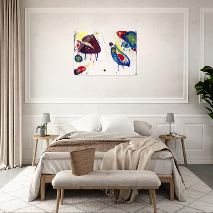 Heart Stone - Sam Francis Acrylic Print - 70x100 cm / 28x40″ inches