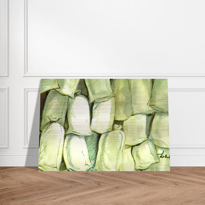 SET DESIGN FOR THE BALLET LOS SACOS DEL MOLINERO 3 - Salvador Dali Brushed Aluminum Print - 70x100 cm / 28x40 inches | Salvador Dali Aluminum Print | Salvador Dali Prints