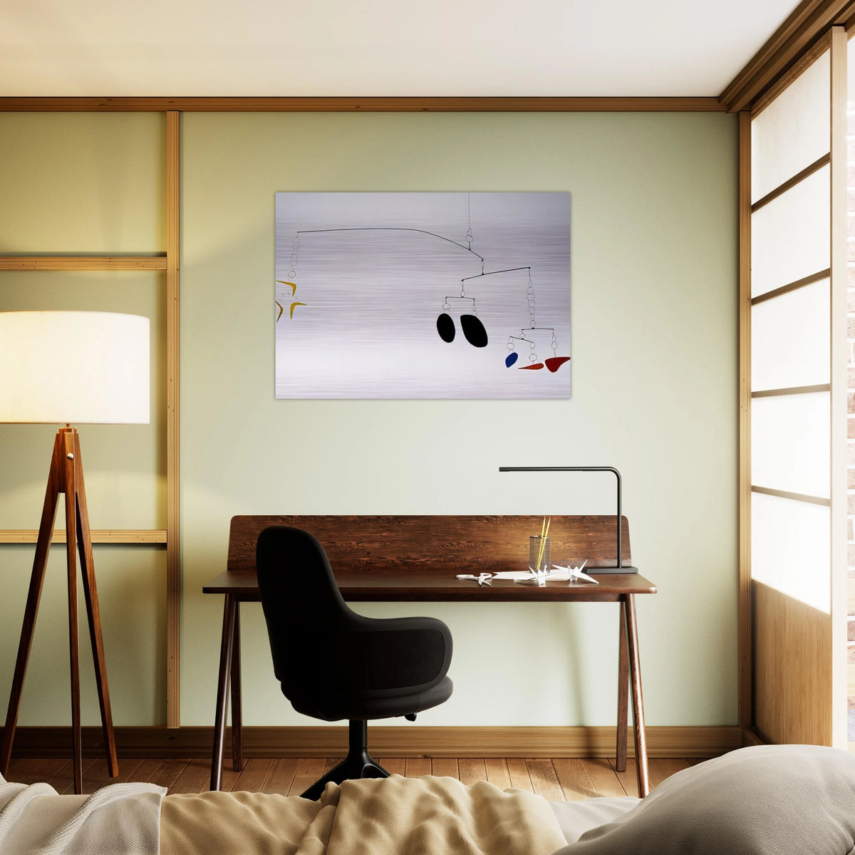 BOOMERANGS 1941 - Alexander Calder Brushed Aluminum Print - 70x100 cm / 28x40 inches | Alexander Calder Aluminum Print | Alexander Calder Prints