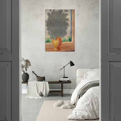 LIGHTNING 1944 - Rene Magritte Brushed Aluminum Print - 70x100 cm / 28x40 inches | Rene Magritte Aluminum Print | Rene Magritte Prints