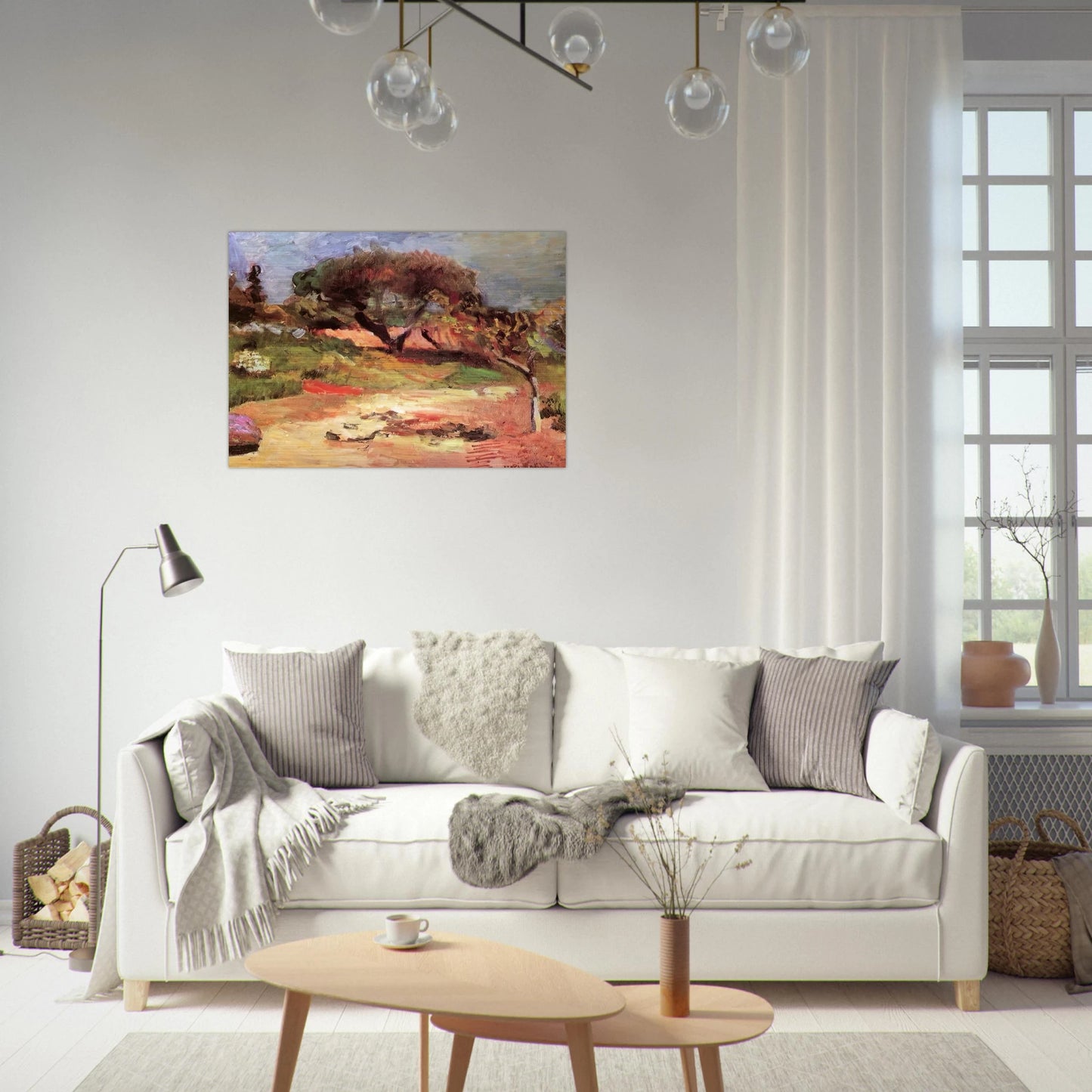 CORSICAN LANDSCAPE 1898 0 - Henri Matisse Brushed Aluminum Print - 70x100 cm / 28x40 inches | Henri Matisse Aluminum Print | Henri Matisse Prints
