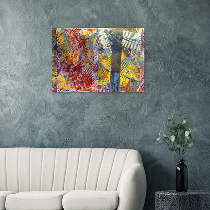 Pretty Boxes - Sam Gilliam Brushed Aluminum Print - 70x100 cm / 28x40 inches | Sam Gilliam Aluminum Print | Sam Gilliam Prints