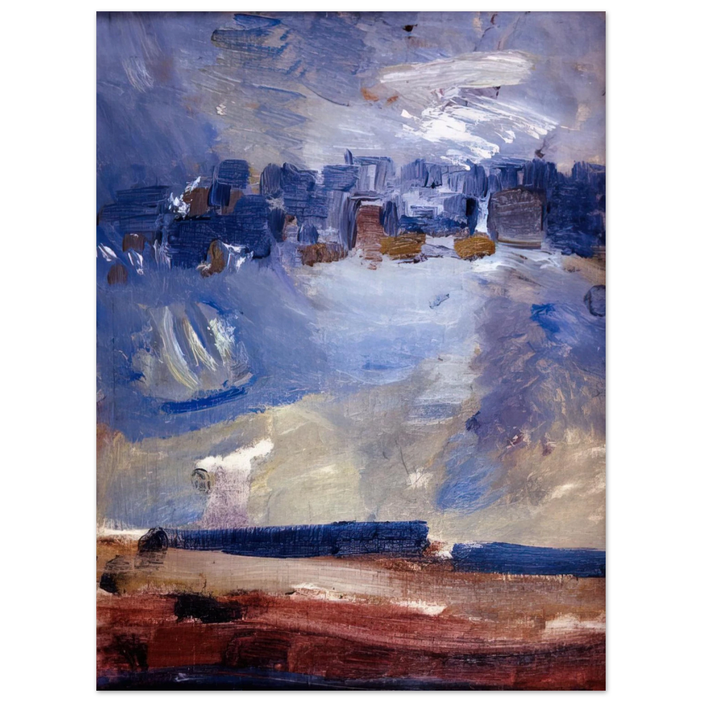 John Marin - Wehawken Sequence - Abstract Art, Expressionism  75x100 cm / 30x40inches Fine Art Poster