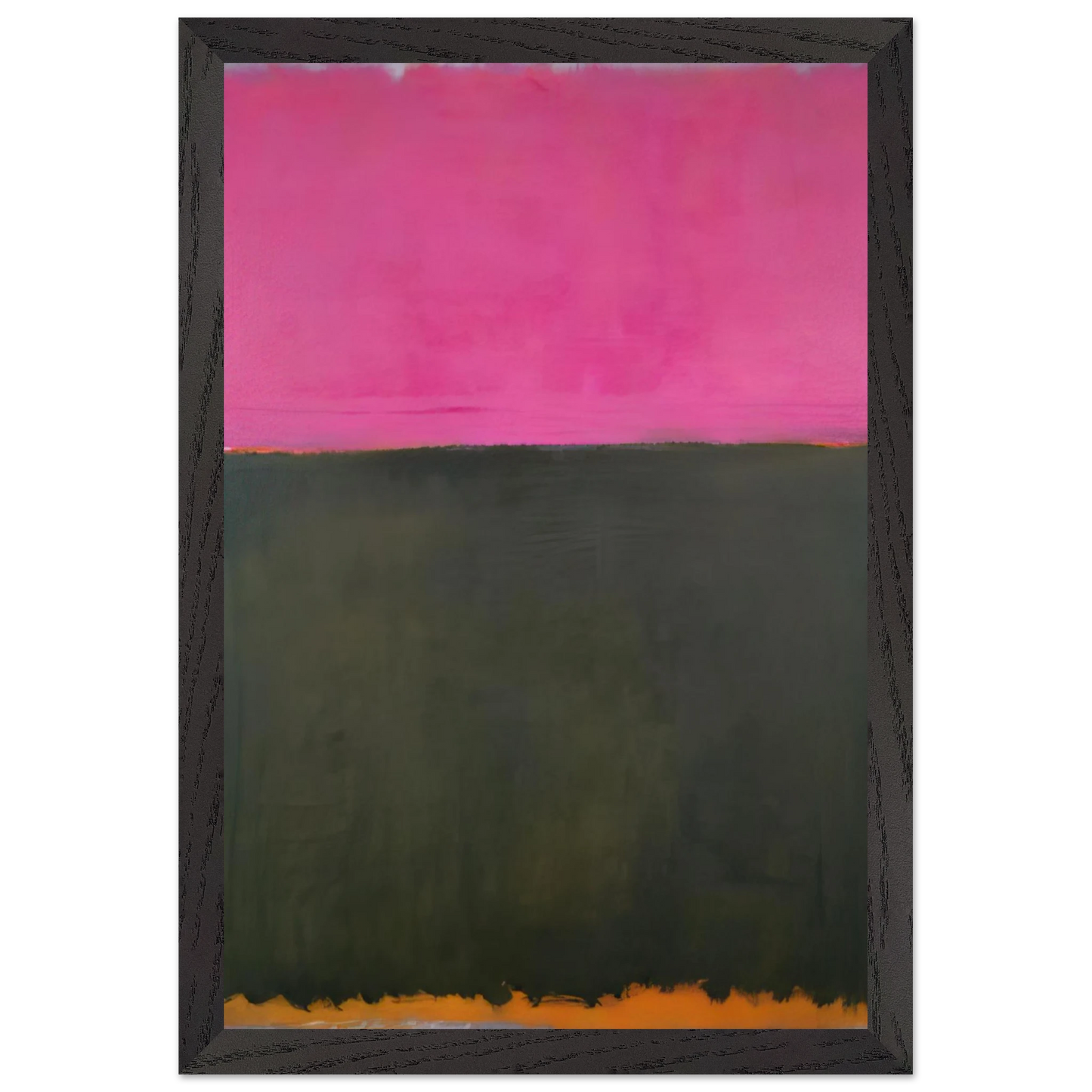 Mark Rothko - Untitled - 1953 Wall Art - 60x80 cm / 24x32 inches - Premium Wooden Framed Poster With Fine Art Paper - White frame