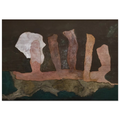The Sacrifice - 1946 - Theodoros Stamos Brushed Aluminum Print - 70x100 cm / 28x40 inches | Theodoros Stamos Aluminum Print | Theodoros Stamos Prints