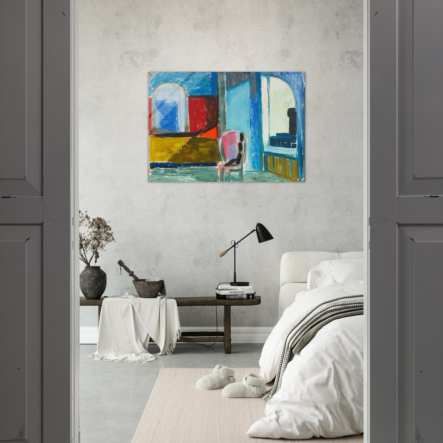 Interior - 1951 - Tove Jansson Acrylic Print - 70x100 cm / 28x40″ inches