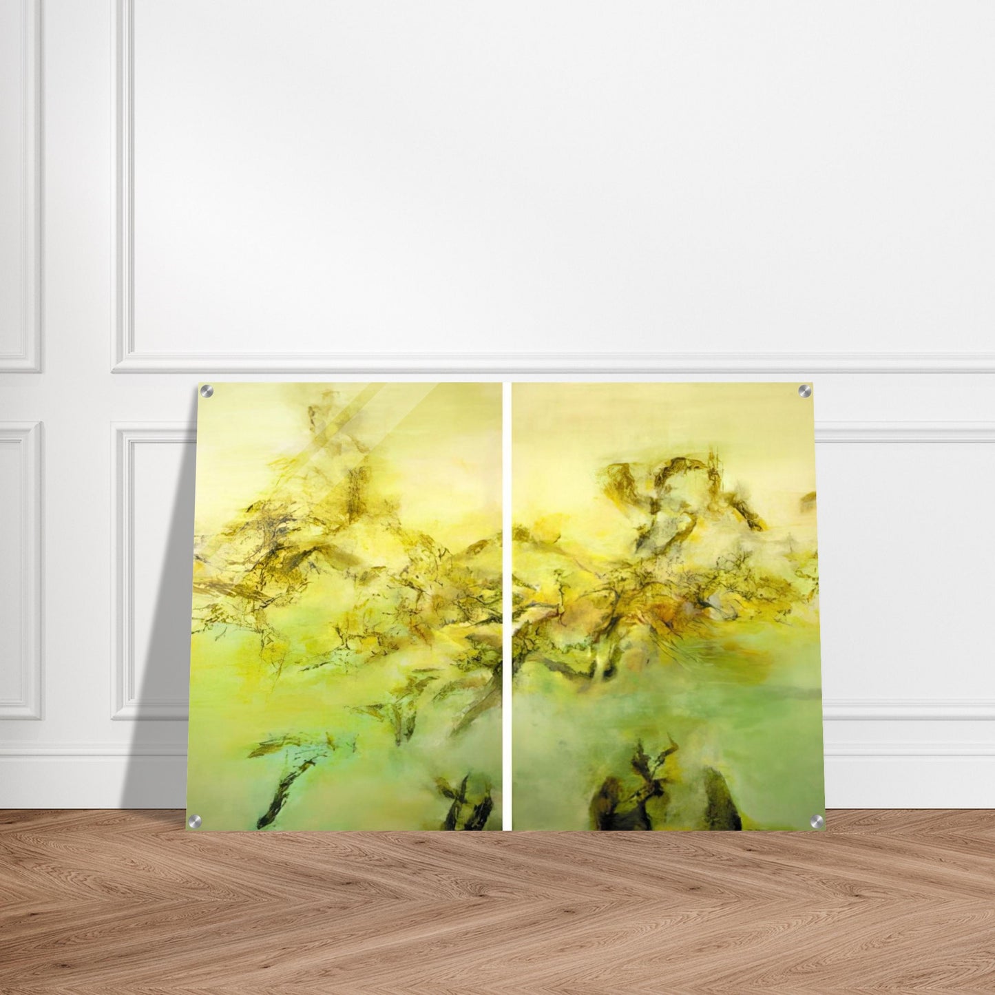 27 10 2002 2002 - Zao Wou-Ki Acrylic Print - 70x100 cm / 28x40″ inches | Zao Wou-Ki Wall Art | Zao Wou-Ki Prints