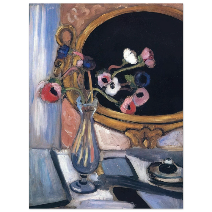 Henri Matisse - ANEMONE AND MIRROR 1920  75x100 cm / 30x40inches Fine Art Poster