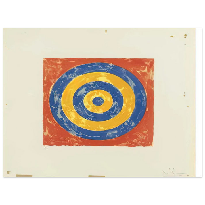 Jasper Johns - TARGET UNIVERSAL LIMITED ART EDITIONS 35  75x100 cm / 30x40inches Fine Art Poster