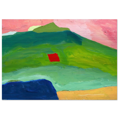 Untitled #17 - 1980 - Etel Adnan Brushed Aluminum Print - 70x100 cm / 28x40 inches | Etel Adnan Aluminum Print | Etel Adnan Prints