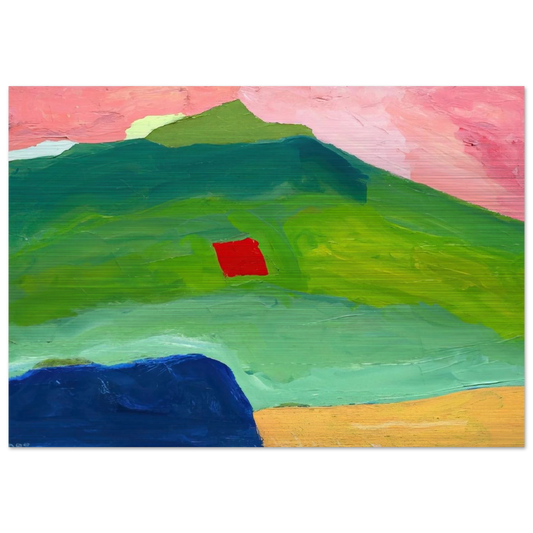 Untitled #17 - 1980 - Etel Adnan Brushed Aluminum Print - 70x100 cm / 28x40 inches | Etel Adnan Aluminum Print | Etel Adnan Prints