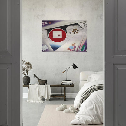 THIRD SYMPHONY IN 3 MOVEMENTS 1930 - Rudolf Bauer Brushed Aluminum Print - 70x100 cm / 28x40 inches | Rudolf Bauer Aluminum Print | Rudolf Bauer Prints