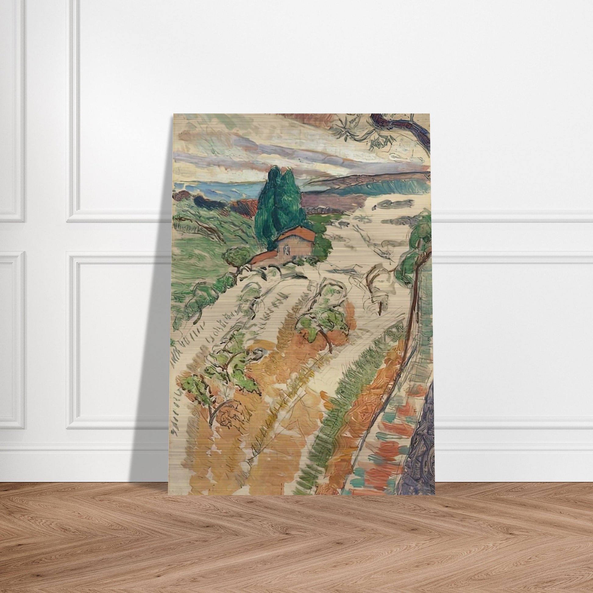 PAYSAGE ST TROPEZ 1904 - Henri Matisse Brushed Aluminum Print - 70x100 cm / 28x40 inches | Henri Matisse Aluminum Print | Henri Matisse Prints