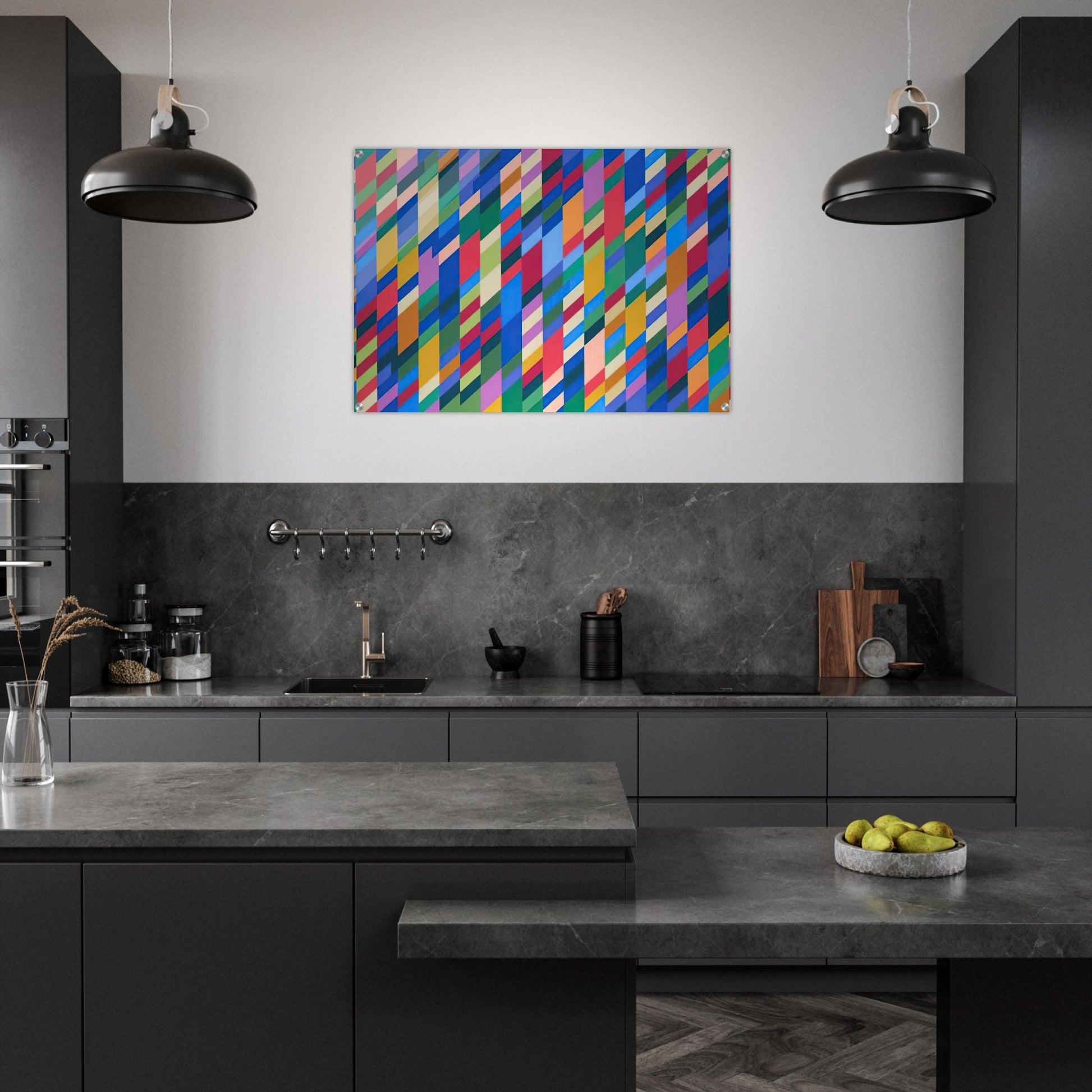 NATARAJA 1993 - Bridget Riley Acrylic Print - 70x100 cm / 28x40″ inches