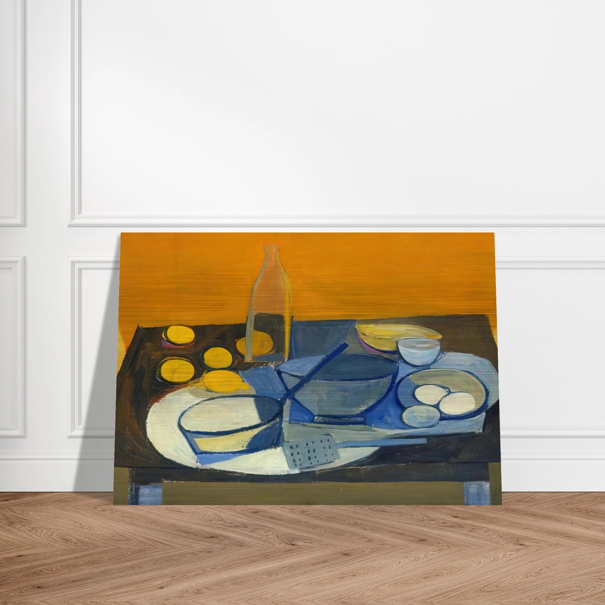 Kitchen Still Life - 1948 - William Scott Brushed Aluminum Print - 70x100 cm / 28x40 inches | William Scott Aluminum Print | William Scott Prints