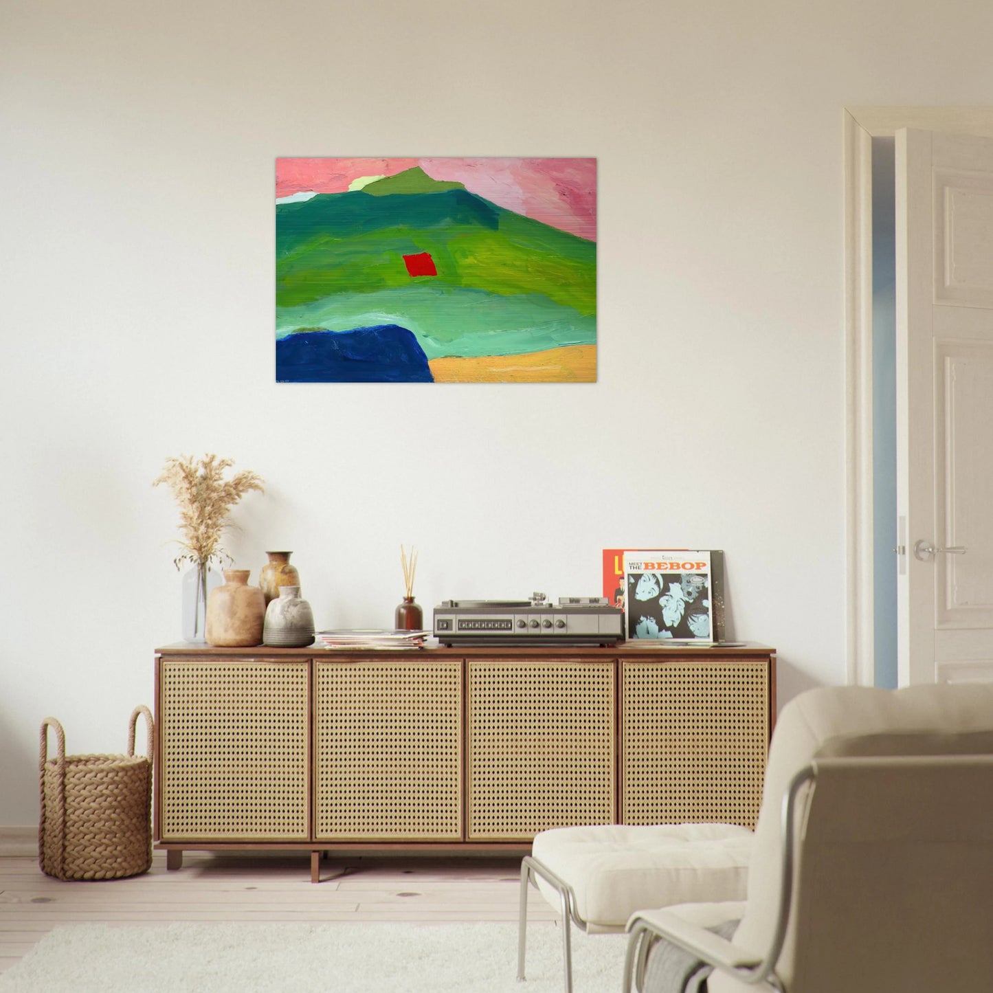 Untitled #17 - 1980 - Etel Adnan Brushed Aluminum Print - 70x100 cm / 28x40 inches | Etel Adnan Aluminum Print | Etel Adnan Prints