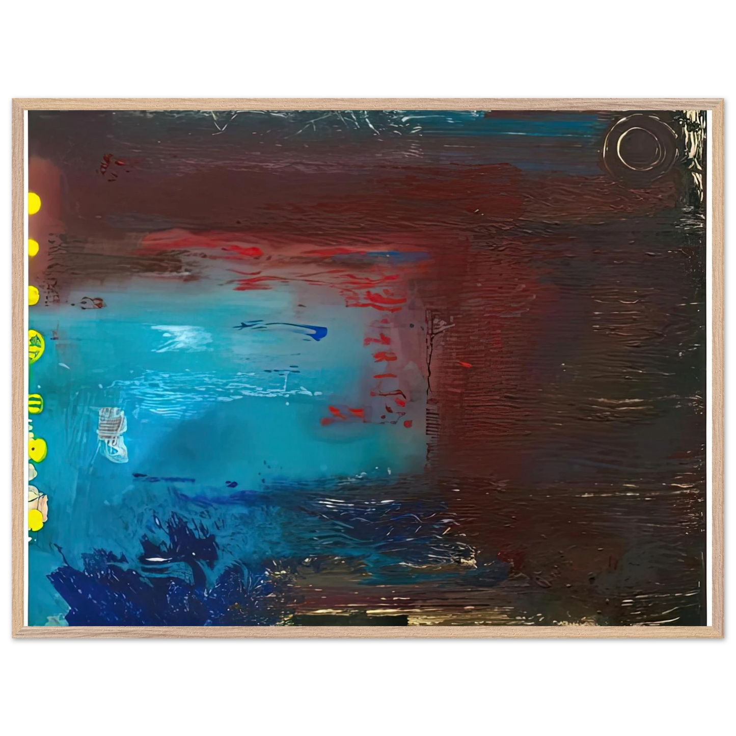 Helen Frankenthaler - Borrowed Dream, 1992- Wall Art - 28x40 inches / 70x70 cm - Canvas (Imperial)-canvas - -