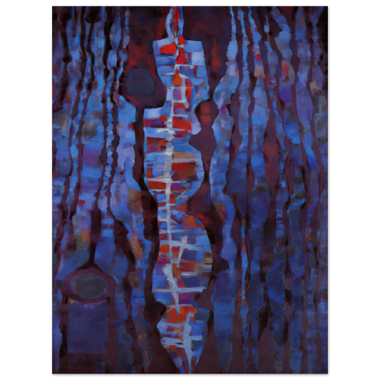Alfred Manessier - L'offrande de la Terre ou Hommage ÃƒÂ  Teilhard de Chardin - 1962  75x100 cm / 30x40inches Fine Art Poster