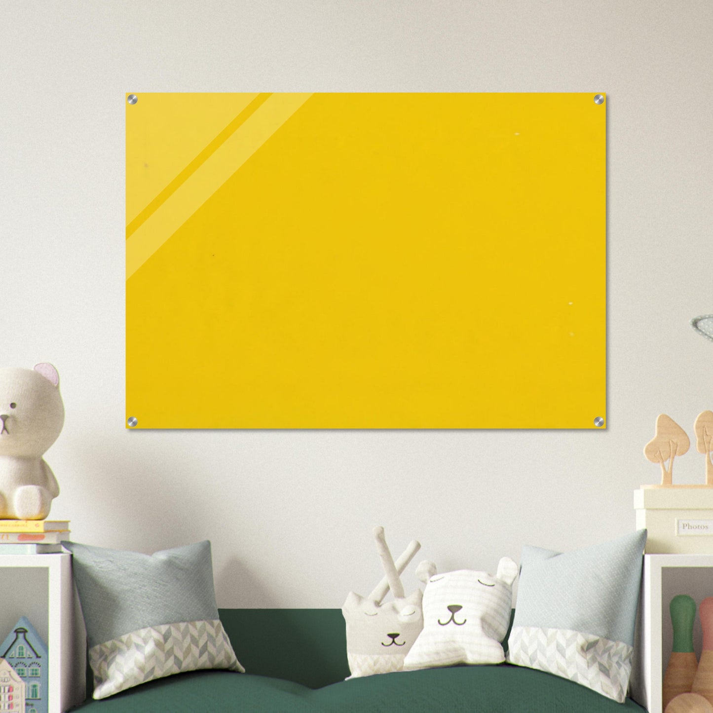 Yellow from the series Line Form Color - Ellsworth Kelly Acrylic Print - 70x100 cm / 28x40″ inches