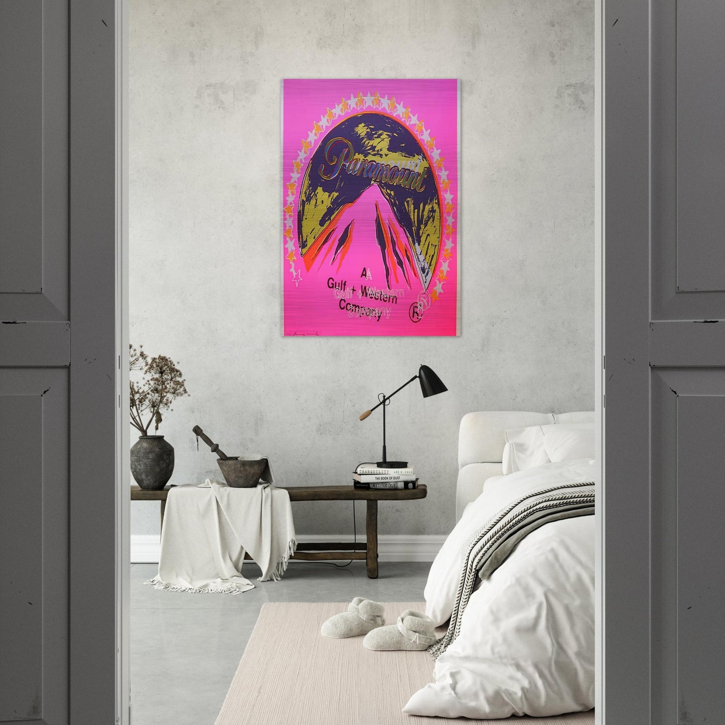 Paramount - Andy Warhol Brushed Aluminum Print - 70x100 cm / 28x40 inches | Andy Warhol Aluminum Print | Andy Warhol Prints