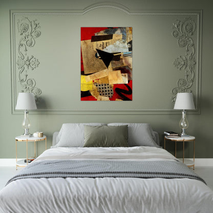 HITLER GANG 1944 - Kurt Schwitters Brushed Aluminum Print - 70x100 cm / 28x40 inches | Kurt Schwitters Aluminum Print | Kurt Schwitters Prints