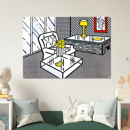 THE DEN 1990 - Roy Lichtenstein Acrylic Print - 70x100 cm / 28x40″ inches