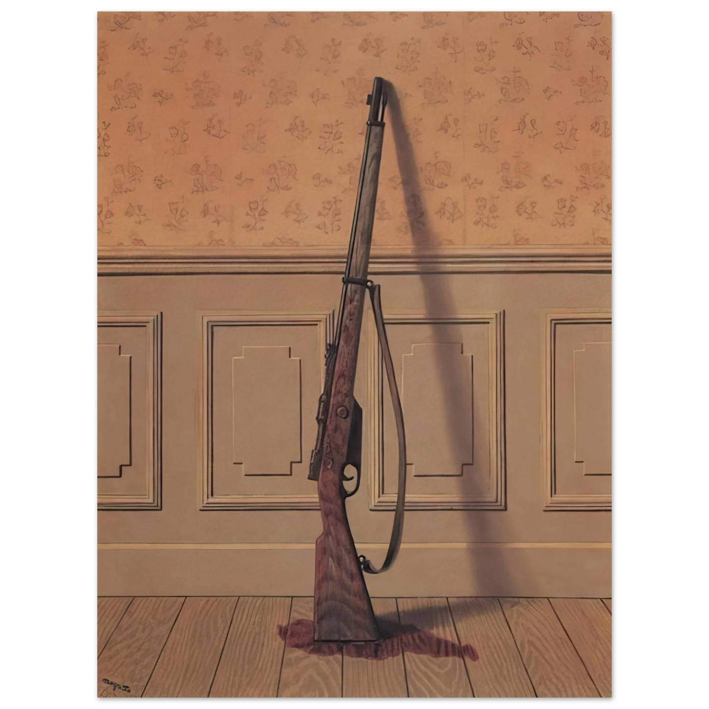 Rene Magritte - THE SURVIVOR 1950  75x100 cm / 30x40inches Fine Art Poster