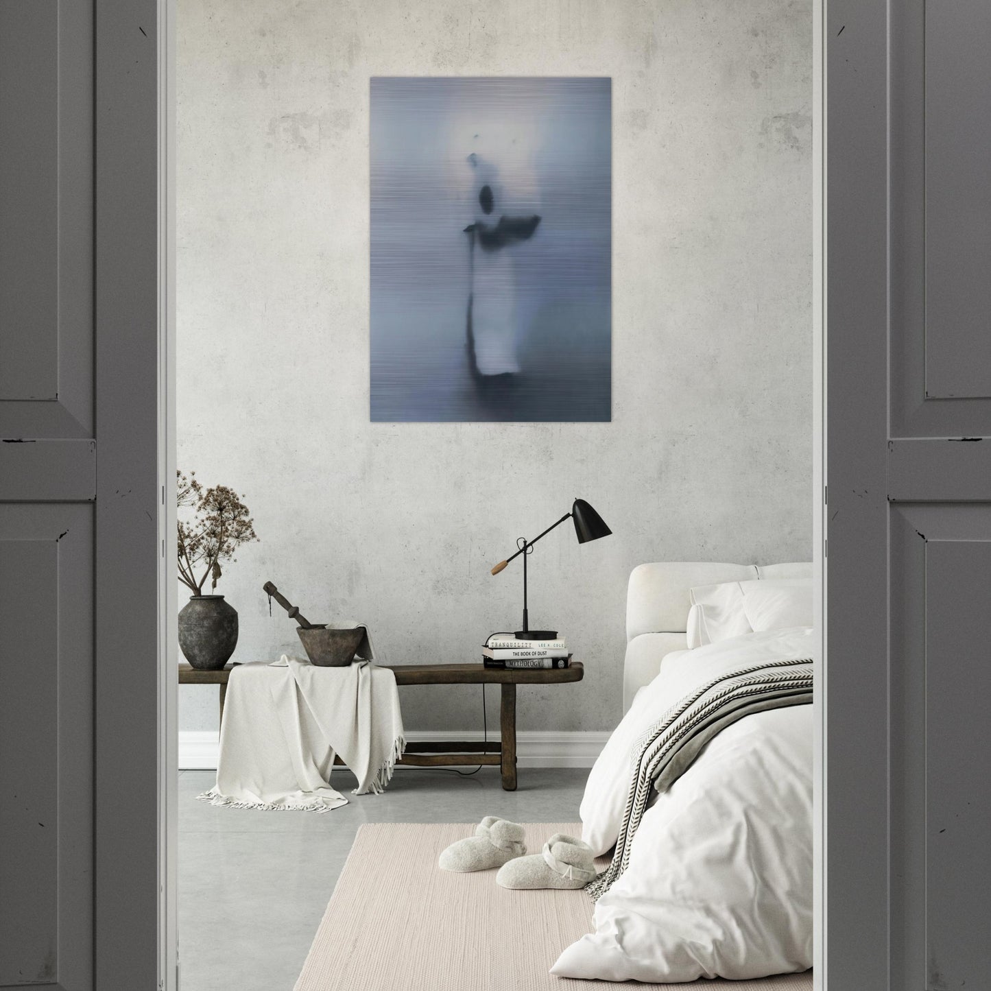 TOILET PAPER - Gerhard Richter Brushed Aluminum Print - 70x100 cm / 28x40 inches | Gerhard Richter Aluminum Print | Gerhard Richter Prints