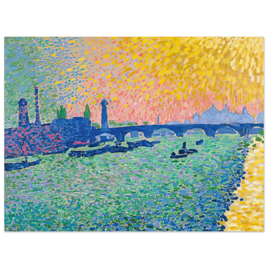 Andre Derain - WATERLOO BRIDGE 1906  75x100 cm / 30x40inches Fine Art Poster