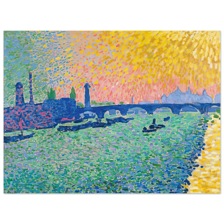 Andre Derain - WATERLOO BRIDGE 1906  75x100 cm / 30x40inches Fine Art Poster