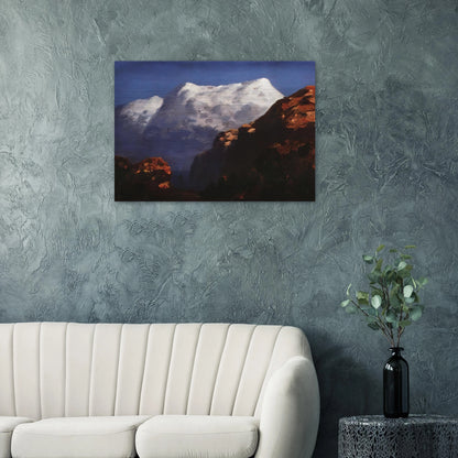 Mountains - Arkhyp Kuindzhi Brushed Aluminum Print - 70x100 cm / 28x40 inches | Arkhyp Kuindzhi Aluminum Print | Arkhyp Kuindzhi Prints