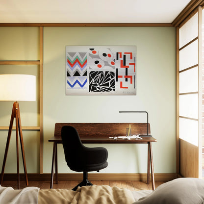 HER PAINTINGS HER OBJECTS - Sonia Delaunay Brushed Aluminum Print - 70x100 cm / 28x40 inches | Sonia Delaunay Aluminum Print | Sonia Delaunay Prints