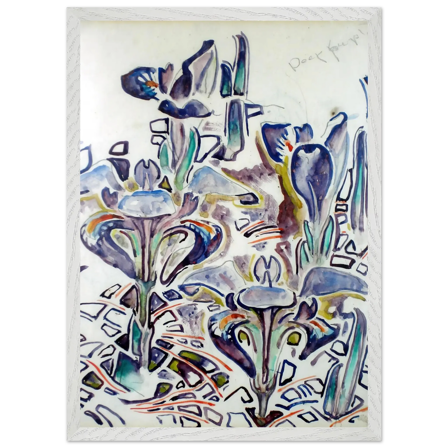 Walter Inglis Anderson - Walter Anderson Wall art - 40x50 cm / 16x20 Inches - Premium Wooden Framed Poster With Fine Art Paper - Wood frame