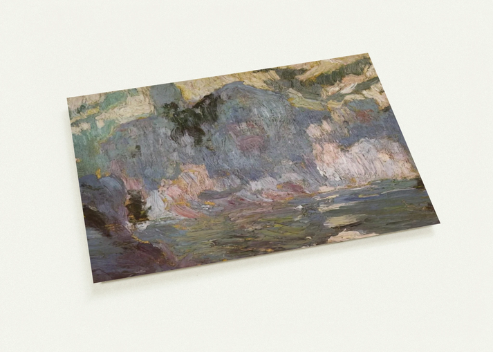 PLAYA PORT ALGUER FROM RIBA D EN PITXO By Salvador Dali Pack of 10 Post Cards | Salvador Dali Post Cards | A6 (10.5 x 14.8 cm) - 4.1 x 5.8 inches