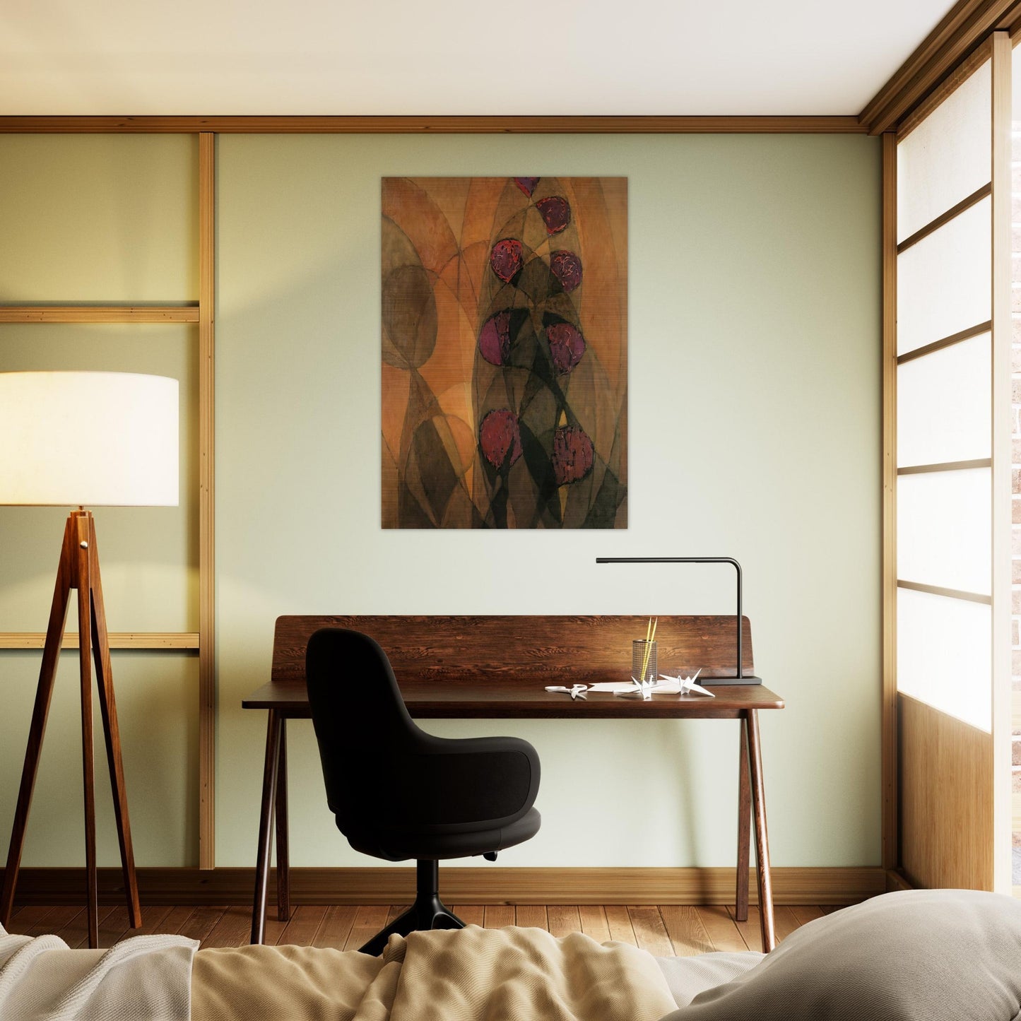 Warm Chromatics - Frantisek Kupka Brushed Aluminum Print - 70x100 cm / 28x40 inches | Frantisek Kupka Aluminum Print | Frantisek Kupka Prints