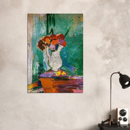 FLOWERS 1907 - Henri Matisse Brushed Aluminum Print - 70x100 cm / 28x40 inches | Henri Matisse Aluminum Print | Henri Matisse Prints