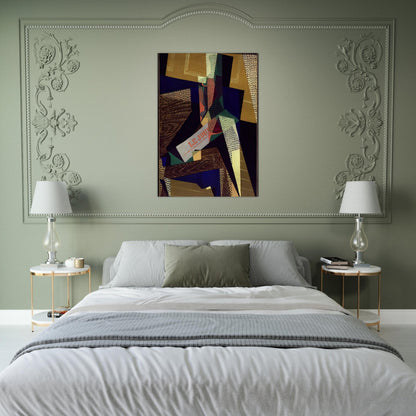 STILL LIFE 1916 - Juan Gris Brushed Aluminum Print - 70x100 cm / 28x40 inches | Juan Gris Aluminum Print | Juan Gris Prints
