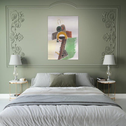 ROBE POEME L ANGE A GLISSE 1922 - Sonia Delaunay Brushed Aluminum Print - 70x100 cm / 28x40 inches | Sonia Delaunay Aluminum Print | Sonia Delaunay Prints