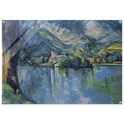The Lac d'Annecy - Paul Cézanne Acrylic Print - 70x100 cm / 28x40″ inches
