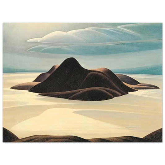 Lawren Harris - Pic Island, Lake Superior - 1924  75x100 cm / 30x40inches Fine Art Poster