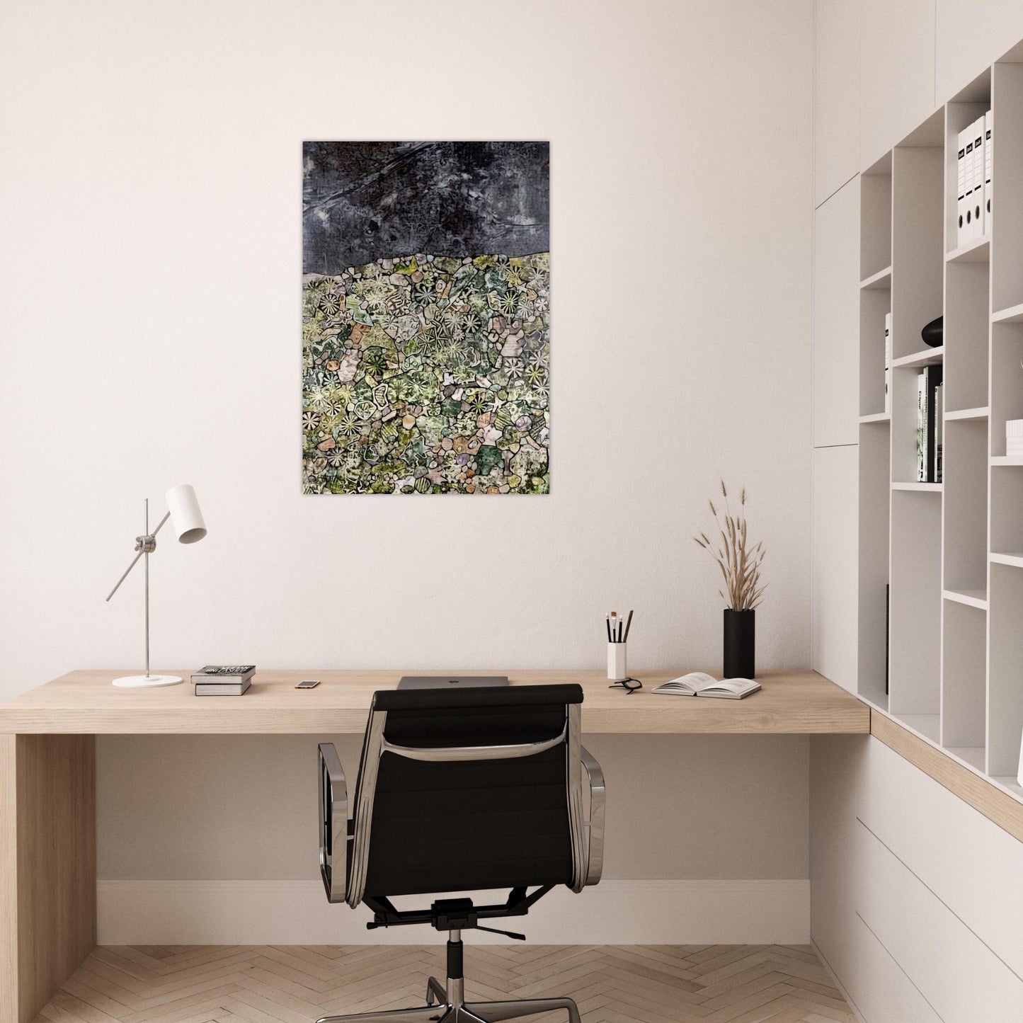 I LIVE IN A COUNTRY LAUGHING - Jean Dubuffet Brushed Aluminum Print - 70x100 cm / 28x40 inches | Jean Dubuffet Aluminum Print | Jean Dubuffet Prints