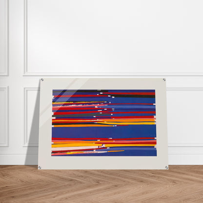 Untitled - 1978 - Piero Dorazio Acrylic Print - 70x100 cm / 28x40″ inches