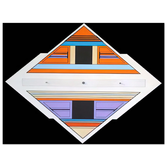 Carmelo Arden Quin - Elan - 1989  75x100 cm / 30x40inches Fine Art Poster