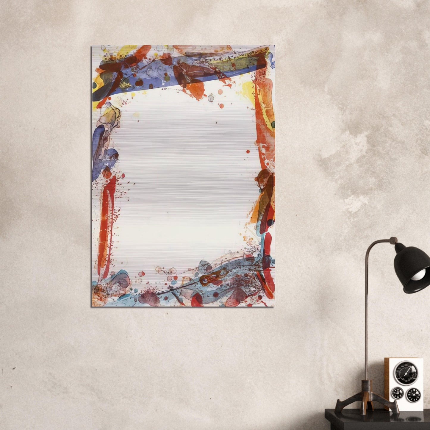 Veiled Sail - Sam Francis Brushed Aluminum Print - 70x100 cm / 28x40 inches | Sam Francis Aluminum Print | Sam Francis Prints