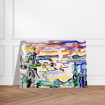 COAST VILLAGE 1987 - Roy Lichtenstein Acrylic Print - 70x100 cm / 28x40″ inches