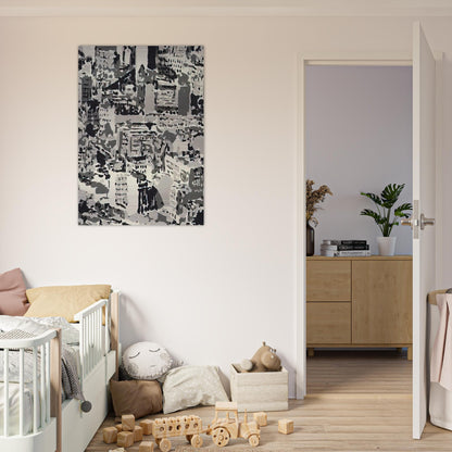 TOWNSCAPE 1969 - Gerhard Richter Brushed Aluminum Print - 70x100 cm / 28x40 inches | Gerhard Richter Aluminum Print | Gerhard Richter Prints