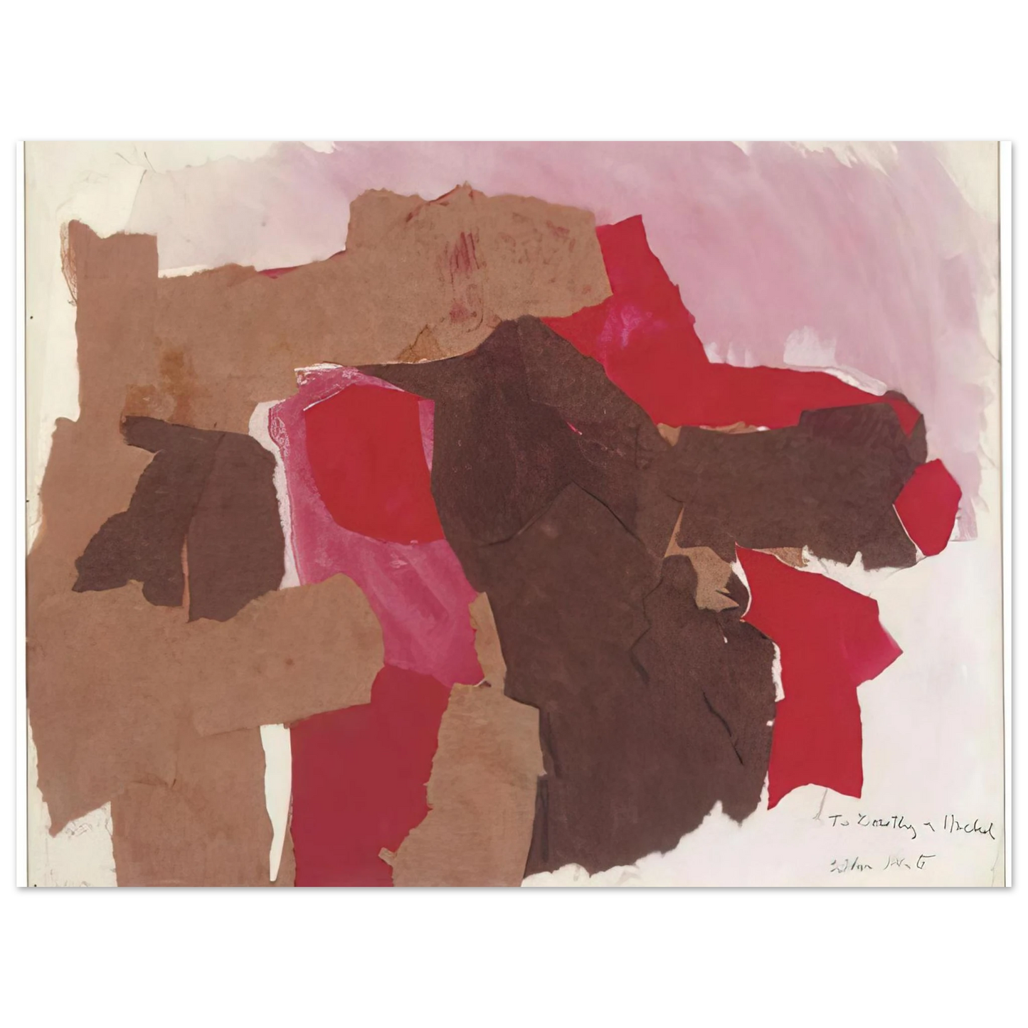 Esteban Vicente - COMSTOCK 1962  75x100 cm / 30x40inches Fine Art Poster