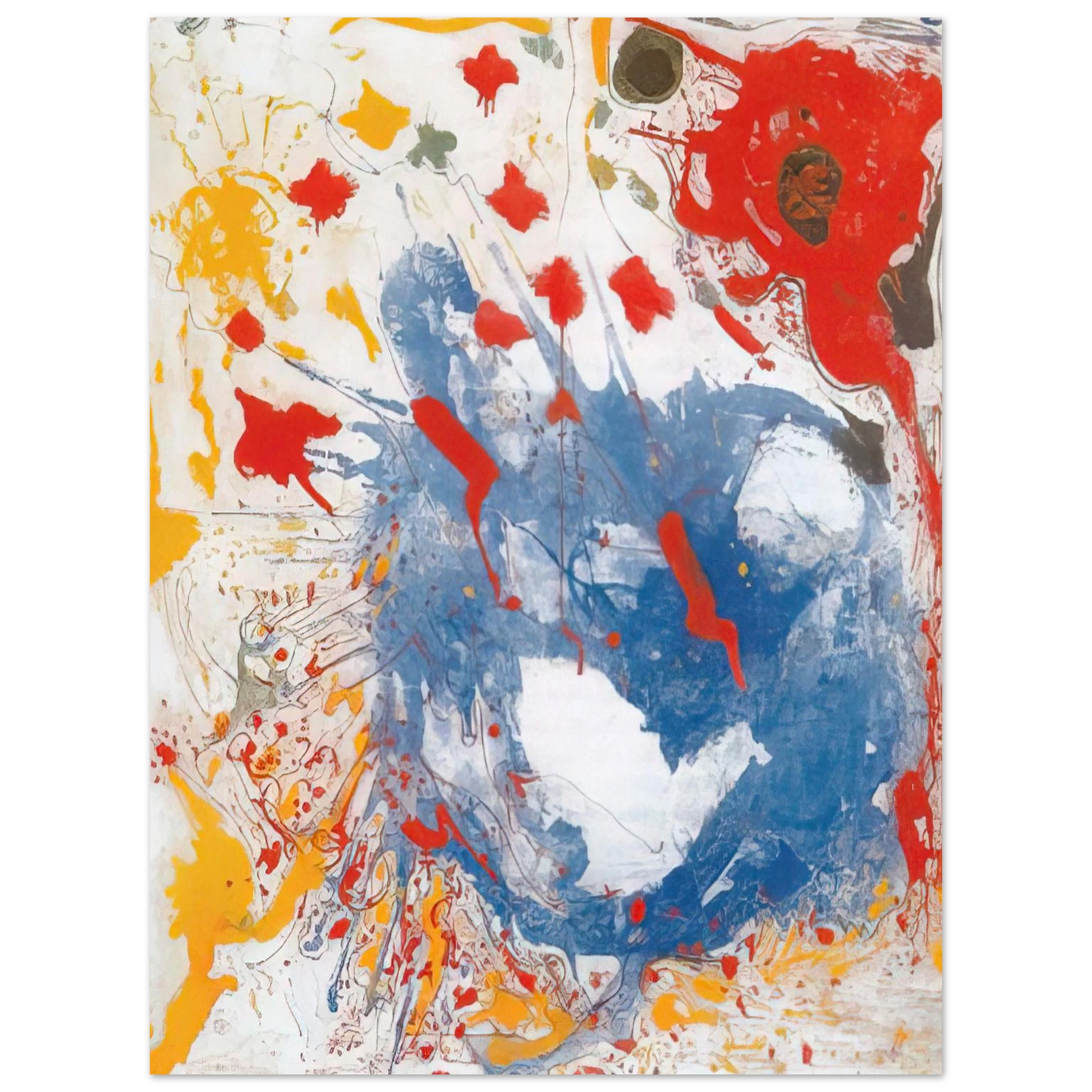Hans Hofmann - Cataclysm  75x100 cm / 30x40inches Fine Art Poster
