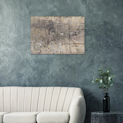 La Garde Des Anges - 1950 - Maria Helena Vieira da Silva Brushed Aluminum Print - 70x100 cm / 28x40 inches | Maria Helena Vieira da Silva Aluminum Print | Maria Helena Vieira da Silva Prints